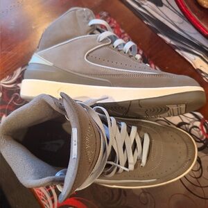 Women’s Jordan Gray High-Top Sneakers